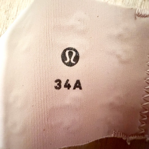 Lululemon Pink Nude Strappy Bra Athleisure Wear Workout Yoga Lagree Pilates - Picture 10 of 11